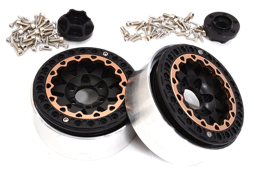 Alloy Machined Multi Spoke 1.9 Wheels (2) for Scale Crawler W=25mm