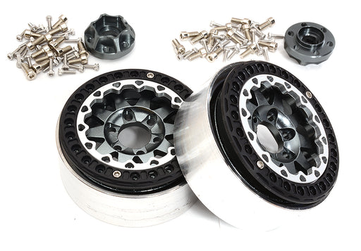 Alloy Machined Multi Spoke 1.9 Wheels (2) for Scale Crawler W=25mm