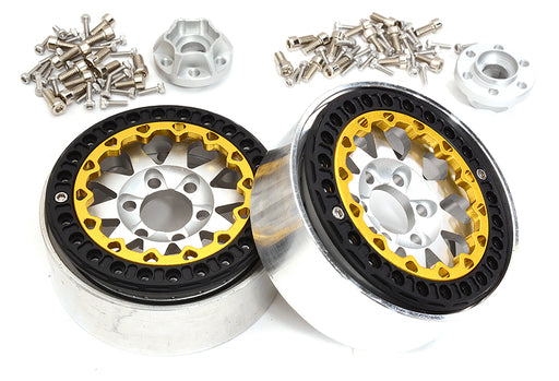 Alloy Machined Multi Spoke 1.9 Wheels (2) for Scale Crawler W=25mm