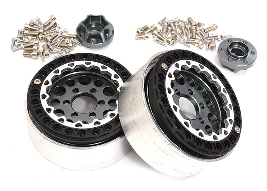 Alloy Machined Multi Spoke 1.9 Wheels (2) for Scale Crawler W=25mm