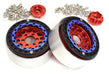 Alloy Machined Multi Spoke 1.9 Wheels (2) for Scale Crawler W=25mm