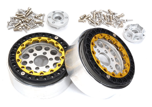 Alloy Machined Multi Spoke 1.9 Wheels (2) for Scale Crawler W=25mm