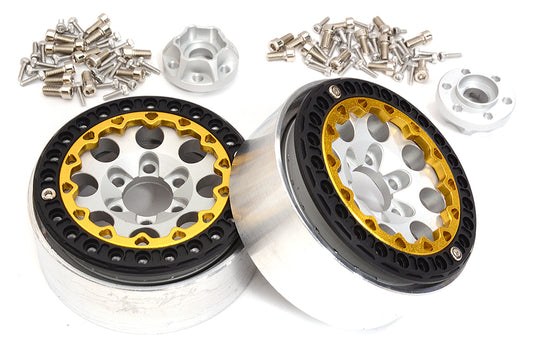 Alloy Machined Multi Spoke 1.9 Wheels (2) for Scale Crawler W=25mm