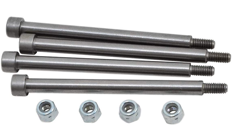 Metal Hinge Pins 4x47mm w/ Lock Nuts for Traxxas X-Maxx L=56mm