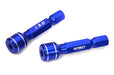 Alloy Machined 1/4 Inch Drive Hex Adapters, Holds Tips 3mm & 3.5mm Bits