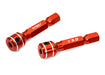 Alloy Machined 1/4 Inch Drive Hex Adapters, Holds Tips 3mm & 3.5mm Bits