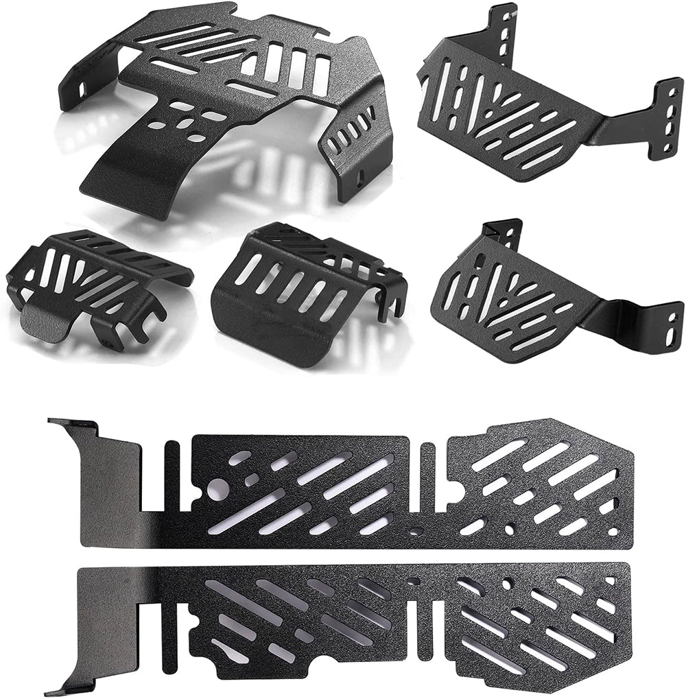 HD Steel Protection Guard & Skid Plates (7) for Traxxas 1/10 TRX-4 Crawler