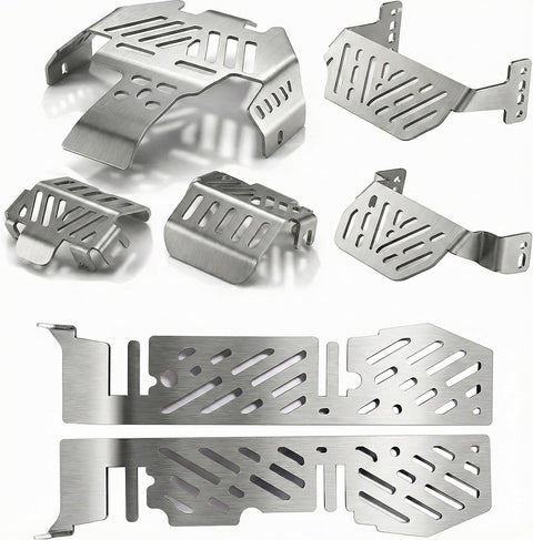 HD Steel Protection Guard & Skid Plates (7) for Traxxas 1/10 TRX-4 Crawler