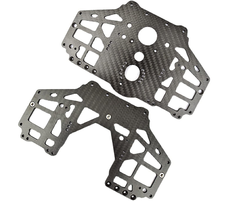 Carbon Fiber Main Chassis (2) Side Plates for Losi LMT 4WD Monster