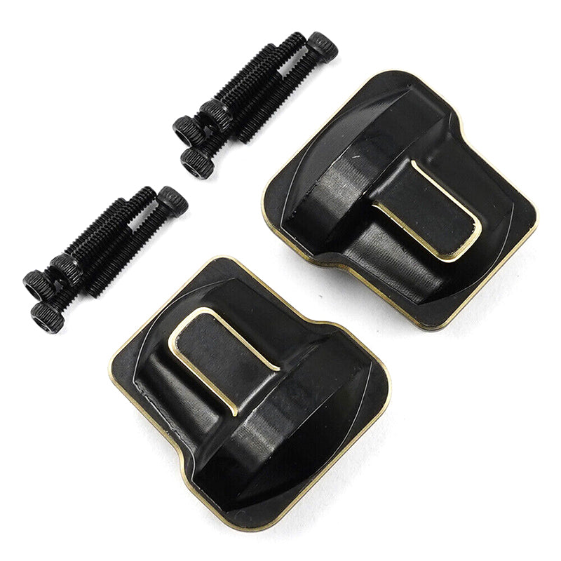 Brass Alloy Differential Covers (2) 9g Each for Traxxas 1/18 TRX-4M Crawler