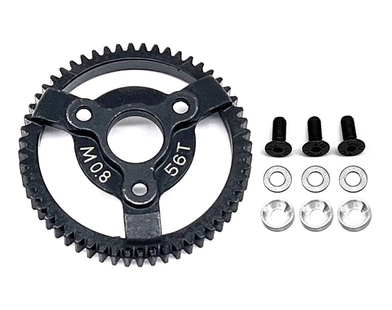 Steel 56T Spur Gear 0.8M 32P for Traxxas 1/10 Slash 2WD & Drag Slash