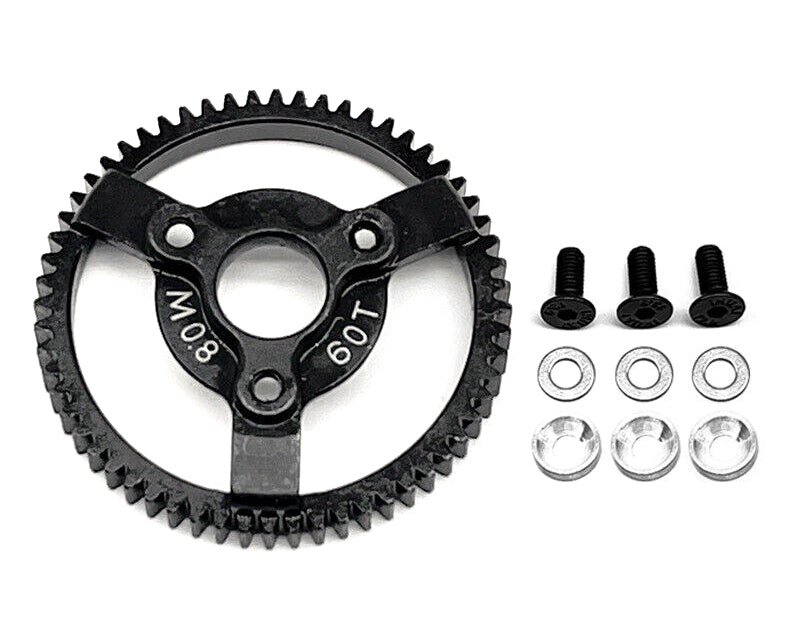 Steel 60T Spur Gear 0.8M 32P for Traxxas 1/10 Slash 2WD & Drag Slash