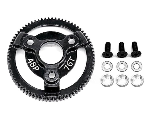 Steel 76T Spur Gear 0.6M 48P for Traxxas 1/10 Slash 2WD & Drag Slash