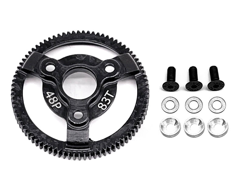 Steel 83T Spur Gear 0.6M 48P for Traxxas 1/10 Slash 2WD & Drag Slash