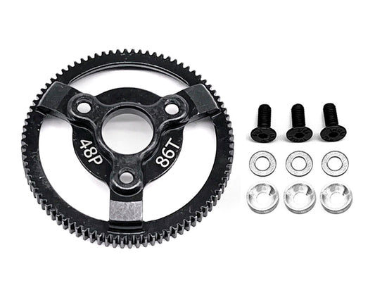 Steel 86T Spur Gear 0.6M 48P for Traxxas 1/10 Slash 2WD & Drag Slash