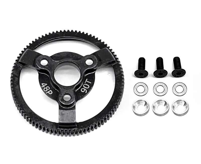 Steel 90T Spur Gear 0.6M 48P for Traxxas 1/10 Slash 2WD & Drag Slash