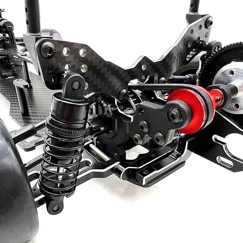 Black High Performance CF Version 1/10 Scale RWD Drift Car Kit 2.0