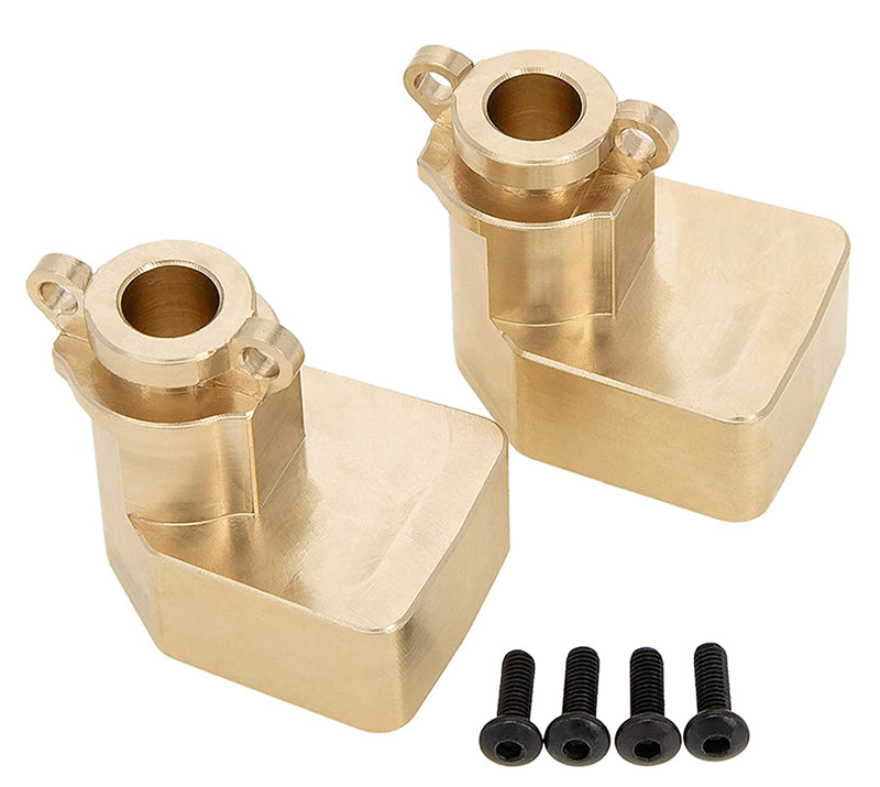 Brass Machined Rear Portal Hub Carriers 34g Each for 1/18 UTB18 Capra 4WD