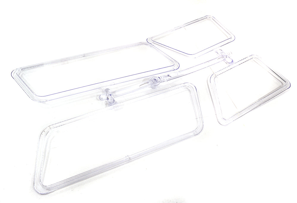 Replacement Clear Plastic Side Windows for C29333 Hard Plastic Body