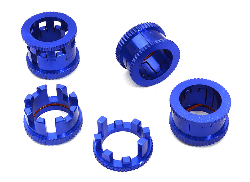 Billet Machined 4-Step 13-19mm Adj Spring Spacers for Arrma 1/10 Granite 4x4 3S