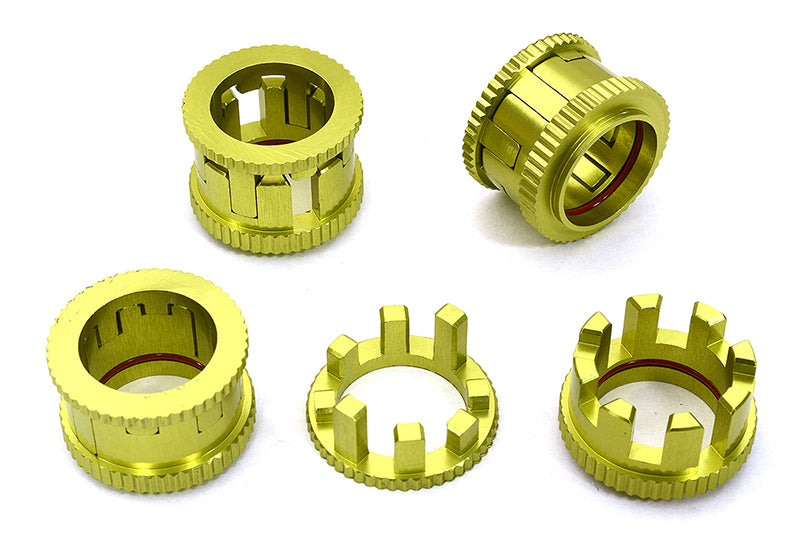 Billet Machined 4-Step 13-19mm Adj Spring Spacers for Arrma 1/10 Granite 4x4 3S