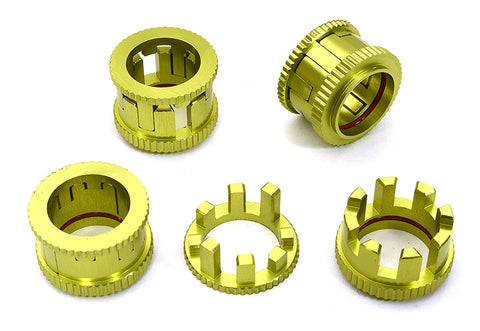 Billet Machined 4-Step 13-19mm Adj Spring Spacers for Arrma 1/10 Granite 4x4 3S