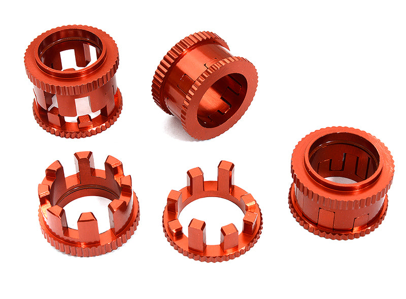 Billet Machined 4-Step 13-19mm Adj Spring Spacers for Arrma 1/10 Granite 4x4 3S