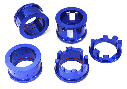 Billet Machined 4-Step 15-24mm Adj Spring Spacers for Arrma 1/10 Kraton 4X4 4S