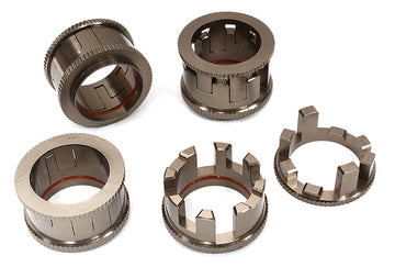 Billet Machined 4-Step 15-24mm Adj Spring Spacers for Arrma 1/10 Kraton 4X4 4S