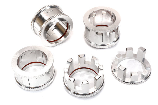 Billet Machined 4-Step 15-24mm Adj Spring Spacers for Arrma 1/10 Kraton 4X4 4S