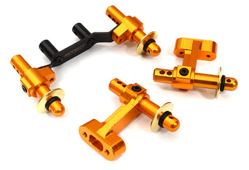 Orange Front & Rear Body Mounts for Arrma Kraton 4X4 4S V2 BLX 1/10 Scale