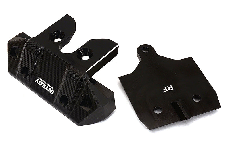 Machined Rear Skid Plate & Bumper w/ 1-Pc Block D for Traxxas 1/8 Sledge 9536
