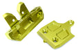 Billet Machined Rear Skid Plate & Bumper w/ 1-Pc Block D for Traxxas 1/8 Sledge