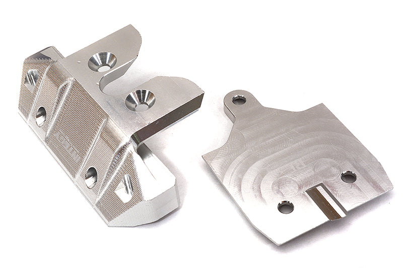 Machined Rear Skid Plate & Bumper w/ 1-Pc Block D for Traxxas 1/8 Sledge 9536