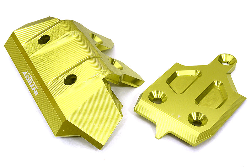 Billet Machined Front Skid Plate & Bumper w/ 1-Pc Block A for Traxxas 1/8 Sledge