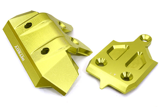 Billet Machined Front Skid Plate & Bumper w/ 1-Pc Block A for Traxxas 1/8 Sledge