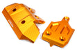 Billet Machined Front Skid Plate & Bumper w/ 1-Pc Block A for Traxxas 1/8 Sledge