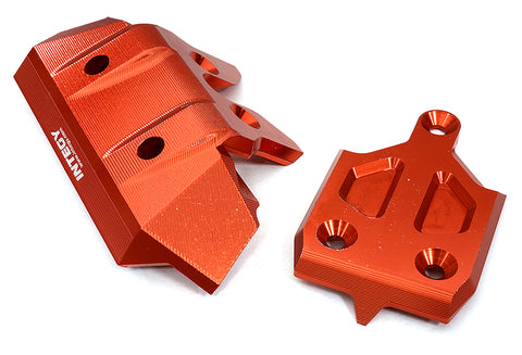 Billet Machined Front Skid Plate & Bumper w/ 1-Pc Block A for Traxxas 1/8 Sledge