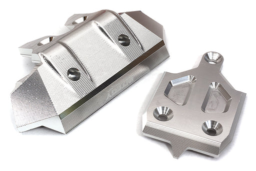 Billet Machined Front Skid Plate & Bumper w/ 1-Pc Block A for Traxxas 1/8 Sledge