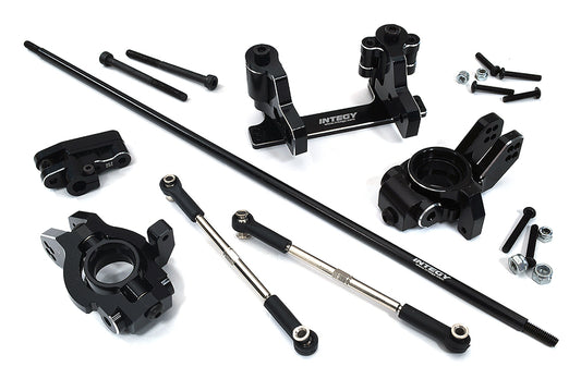 Black Rear Wheel Steering Conversion Kit for Arrma 1/7 Limitless All-Road