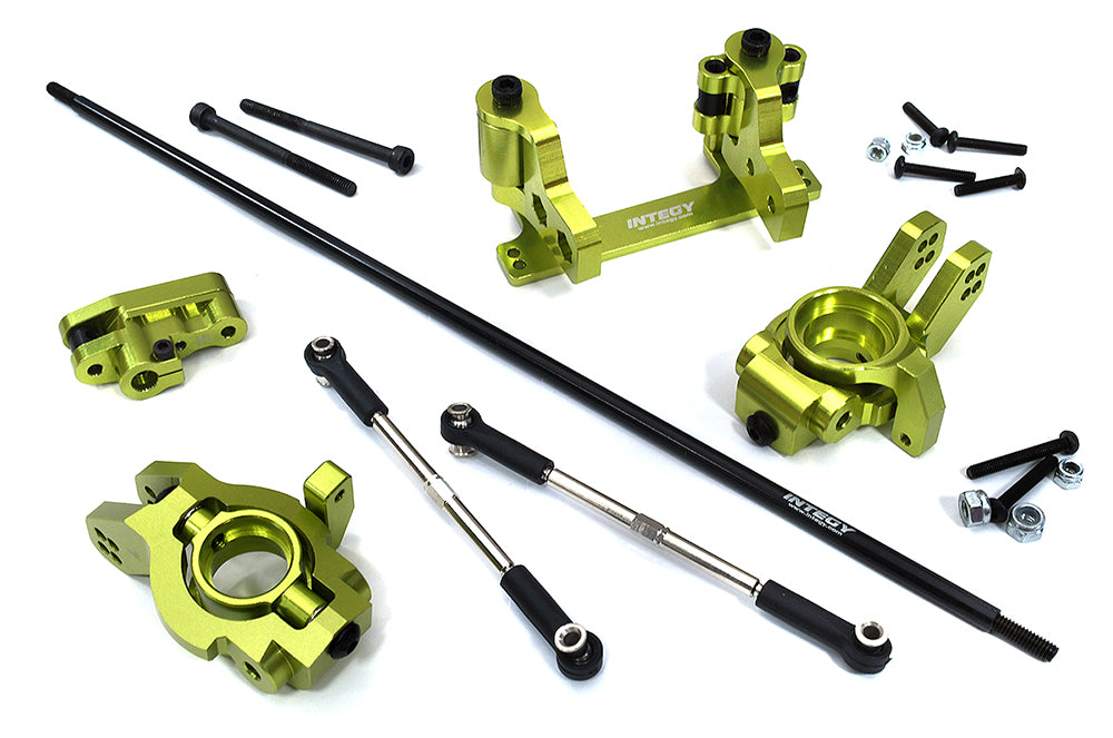 Green Rear Wheel Steering Conversion Kit for Arrma 1/7 Limitless All-Road