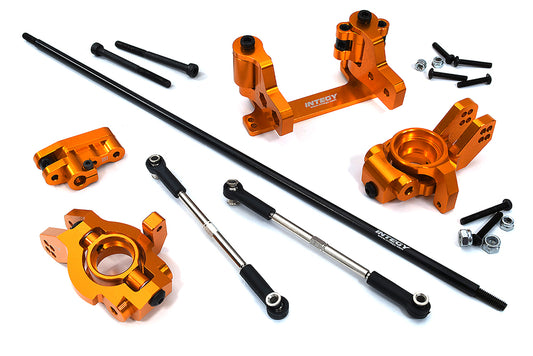 Orange Rear Wheel Steering Conversion Kit for Arrma 1/7 Limitless All-Road