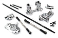 Silver Rear Wheel Steering Conversion Kit for Arrma 1/7 Limitless All-Road