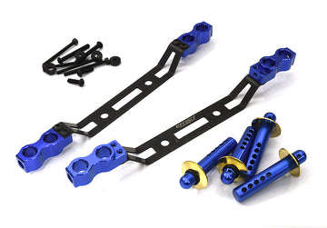 Front & Rear Body Mounts w/ Body Posts for Arrma 1/7 Infraction 6S BLX