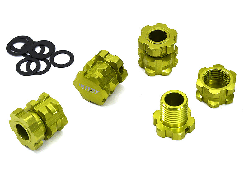 Billet Machined 17mm Hex Wheel Adapters for Traxxas 1/8 Sledge 4WD