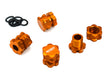 Billet Machined 17mm Hex Wheel Adapters for Traxxas 1/8 Sledge 4WD