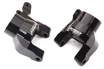 Black Billet Machined Caster Blocks for Axial SCX6 Jeep Wrangler 1/6 Scale