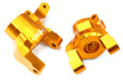 Orange Billet Machined Caster Blocks for Axial SCX6 Jeep Wrangler 1/6 Scale