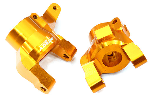 Orange Billet Machined Caster Blocks for Axial SCX6 Jeep Wrangler 1/6 Scale