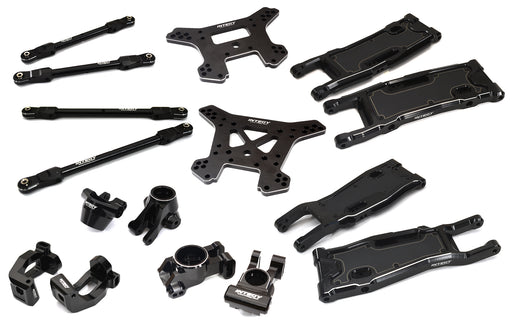 Complete Black Suspension Upgrade Kit for Traxxas Sledge 1/8 Scale 4WD